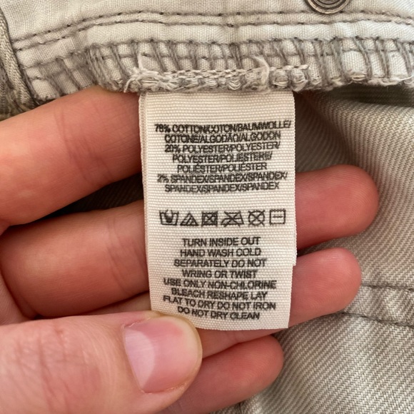 Free People Low-Rise Cropped Jacquard Skinny Jeans - Picture 6 of 6